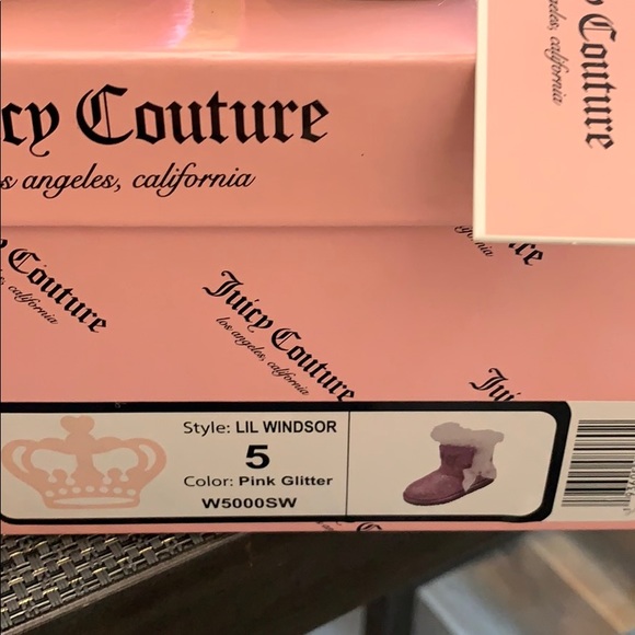 Juicy Couture Little Girl Glitter Boots. NWT - Picture 5 of 6